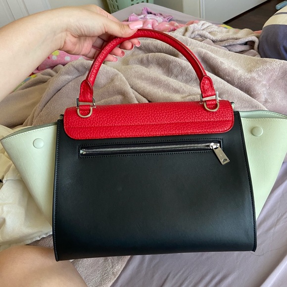 Celine trapeze with strap tricolor - Picture 7 of 13